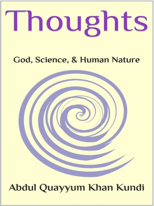 Title details for Thoughts by Abdul Quayyum Khan Kundi - Available